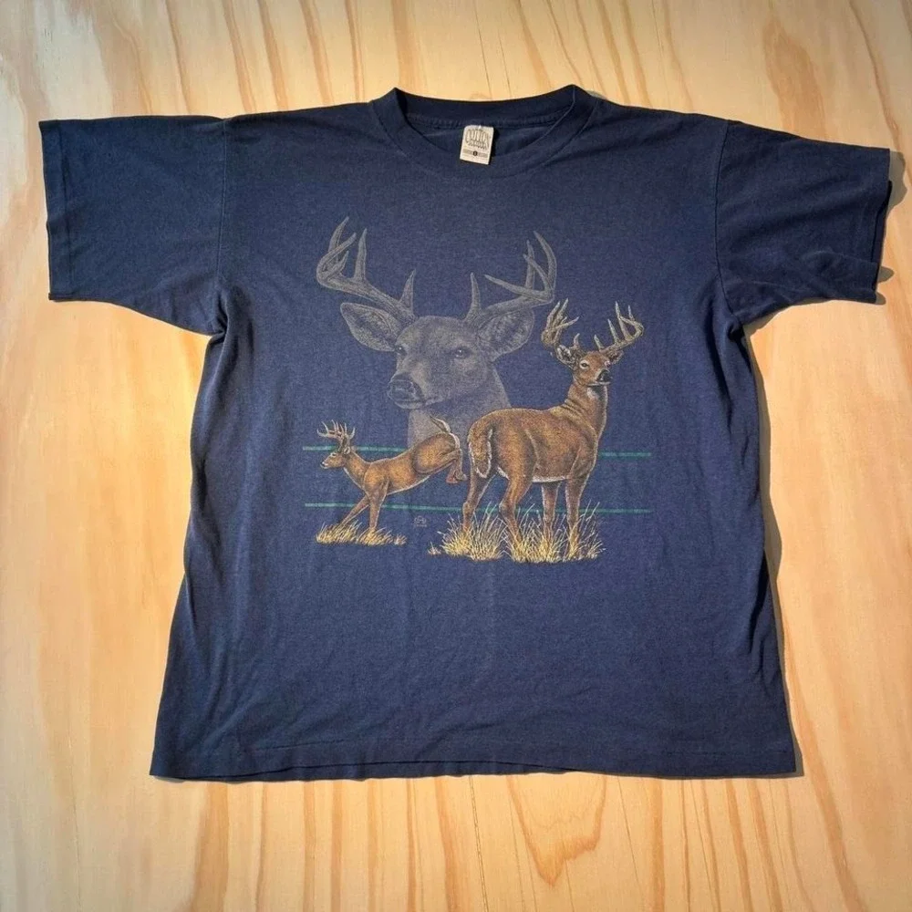 Vintage cotton grove deer shirt - Picture 1 of 6